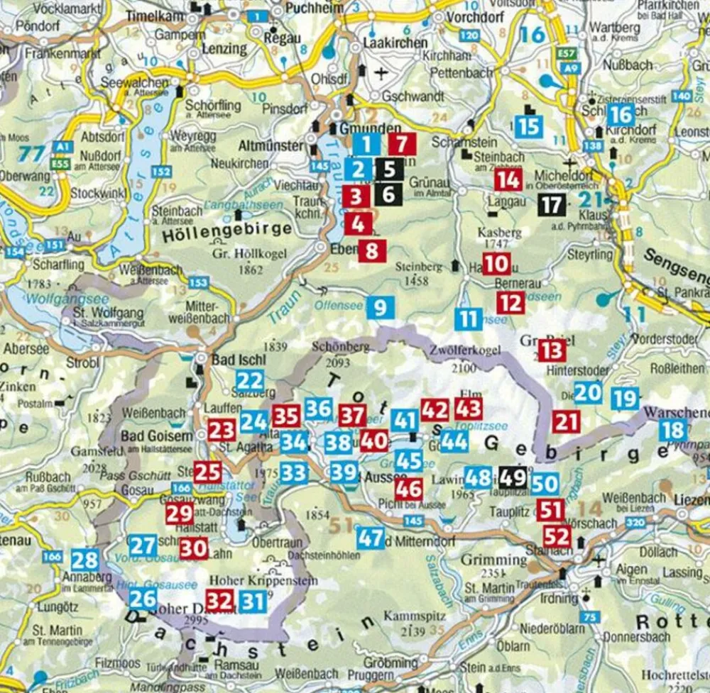 Rother Oostenrijk|Wandelgids Salzkammergut Ost