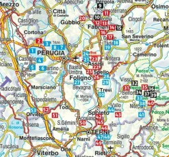Rother Italië & Malta|Wandelgids Umbrien Umbrië - 46 Touren