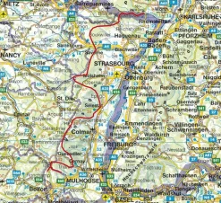 Rother Wandelen Over De Gr5|Wandelen Naar Santiago|Wandelgids Vogesen-Durchquerung GR5 GR53 GR531