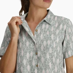 DAMES Royal Robbins Blouse|Camino Pucker S/S W