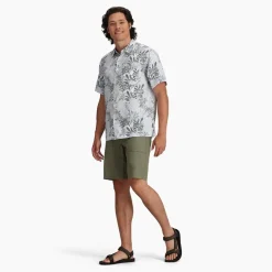 Heren Royal Robbins Overhemden|Comino leaf S/S