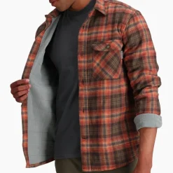 Heren Royal Robbins Vesten|Overhemden|Snowcap lined flannel l/s