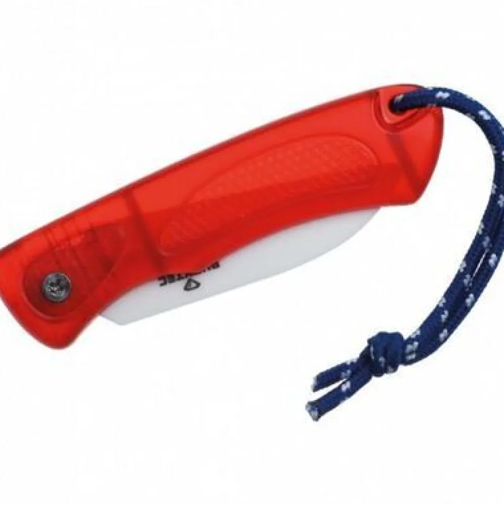 Rubytec Zakmessen|Ceramic Mini Foldable Knife red