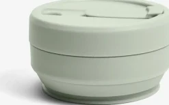 Stojo Campingservies|Junior Cup met rietje 250 ML sage