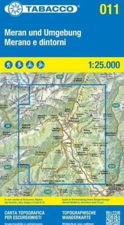 Tabacco Italië & Malta|Merano 011 Dintorni
