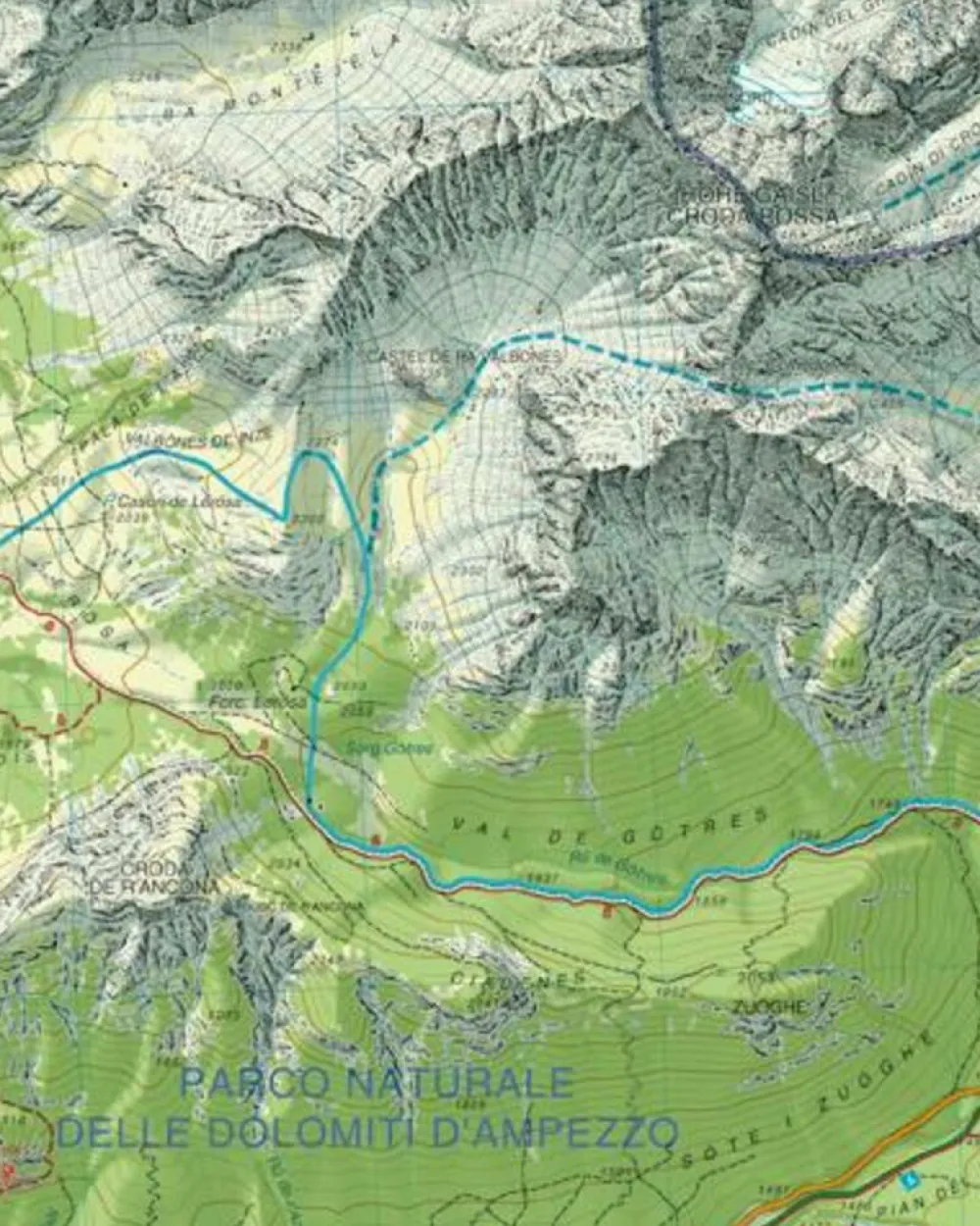 Tabacco Italië & Malta|Topografische wandelkaart 062 Altopiano di Pine