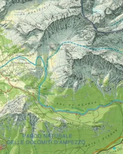 Tabacco Italië & Malta|Topografische wandelkaart 043 Alta Val Venosta 1:25.000