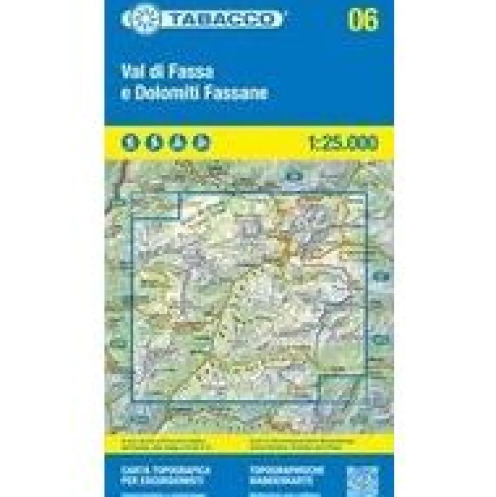 Tabacco Italië & Malta|Val Di Fassa 06 Gps Dolomiti Fassane