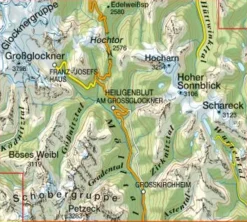 Tabacco Oostenrijk|Wandelkaart 080 Sonnblick - Grossglockner