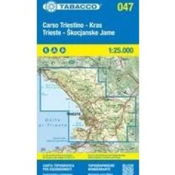 Tabacco Italië & Malta|Wandelkaart Carso Triestino 047