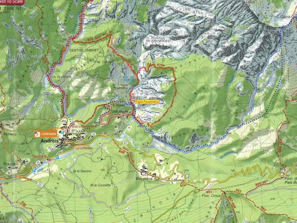 Tabacco Italië & Malta|Wandelkaart NP Dolomiti Friulane