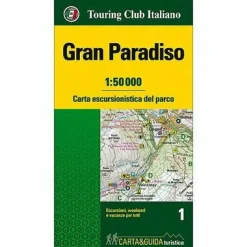 TCI Italië & Malta|Wandelaart & gids Gran Paradiso 1:50.000