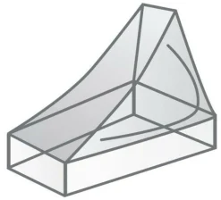 Travelsafe 1 Persoons Klamboes|Driehoeks Klamboe Cocoon met bodembescherming