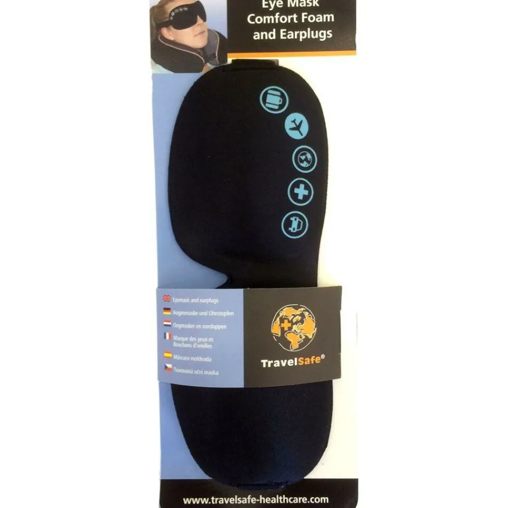 Travelsafe Onderweg|Eyemask & Earplugs Foam Oogmasker + Oordopjes