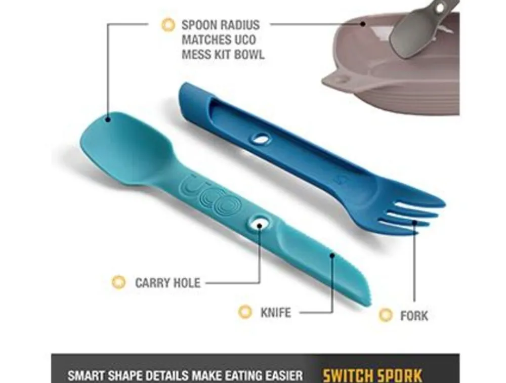 UCO Campingservies|Switch bestekset