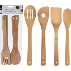 Van Der Meulen Kookaccessoires|Kookgerei Bamboe 4 delig