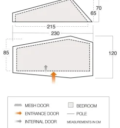 Vango Tenten|F10 Neon UL 1 Alpine green