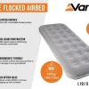 Vango Slaapmatten|Single flocked airbed nocturne grey