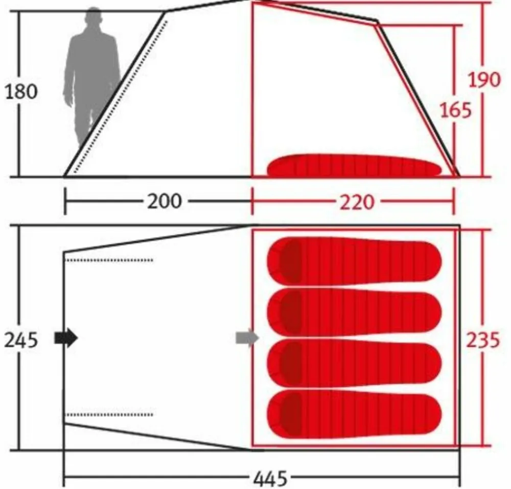 Wechsel Tenten|Voyager 4 TL Vierpersoonstent