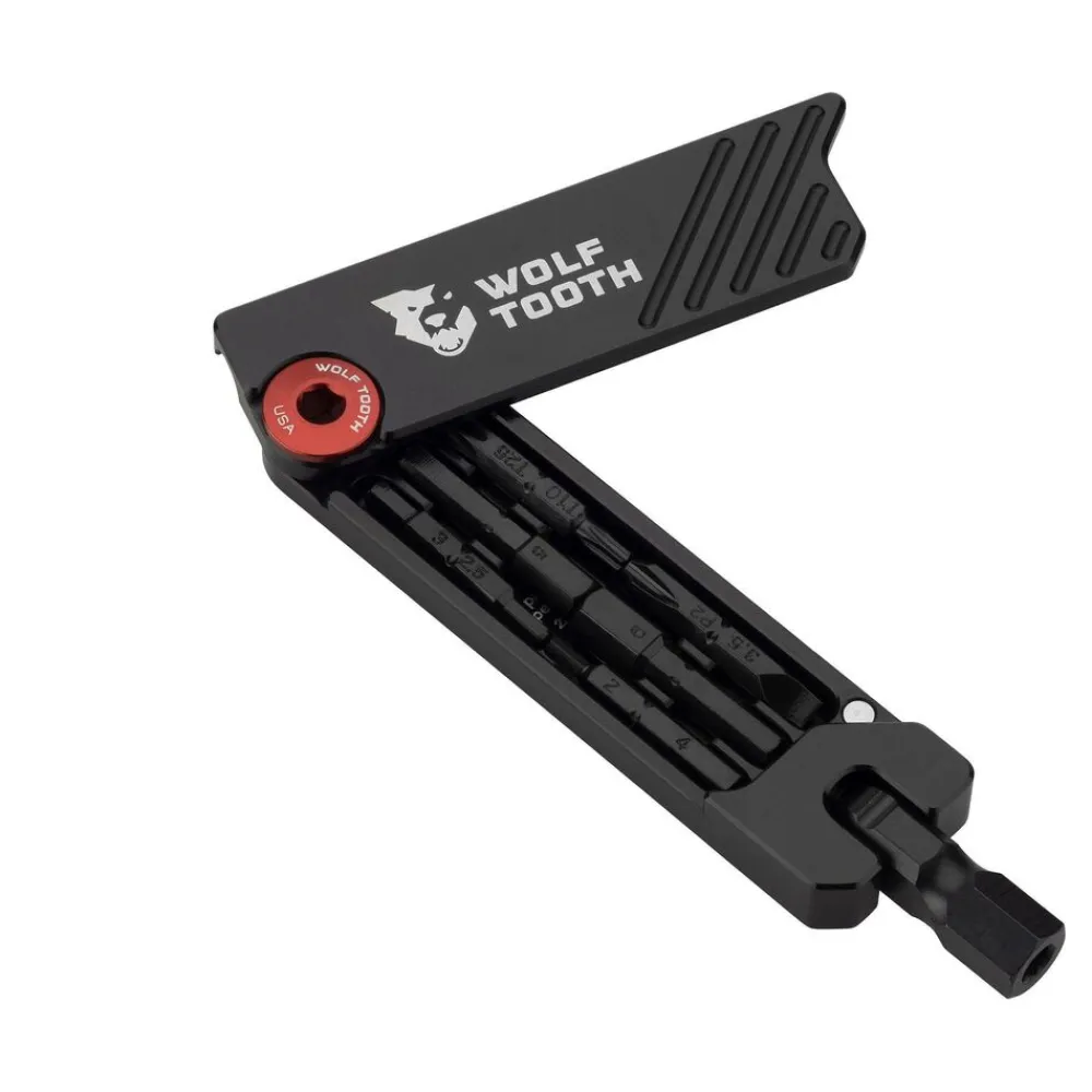 wolf tooth Fietsgereedschap|6-bit hex wrench black/black