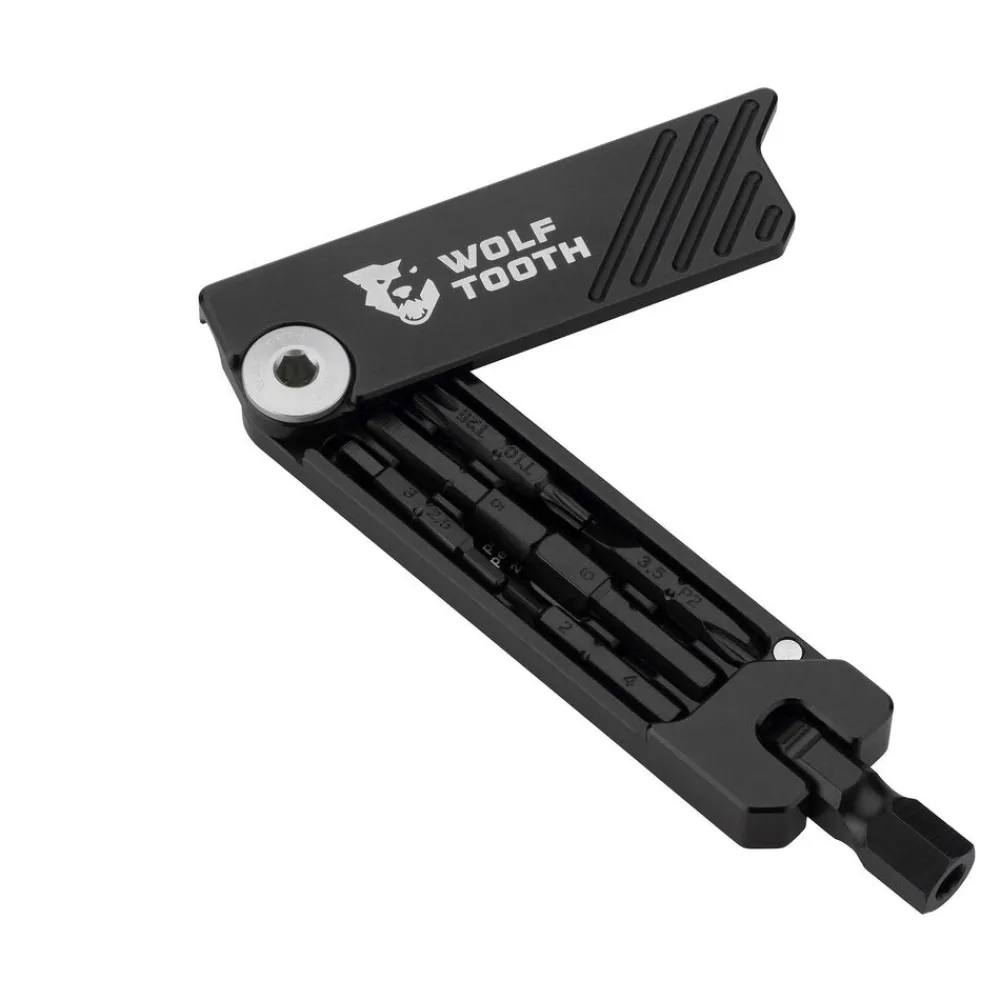 wolf tooth Fietsgereedschap|6-bit hex wrench black/black